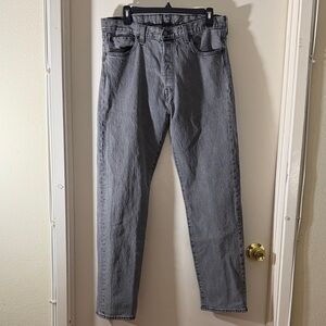 Men's Gray Levi Jeans Straight-Leg Jeans